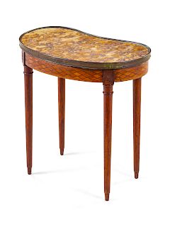 A Louis XVI Style Reniform Table<br>LATE 19TH/EAR