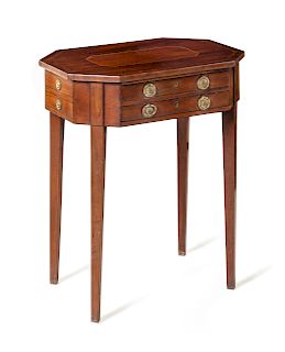 An American Mahogany Side Table<br>19TH CENTURY<b
