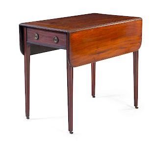 A George III Style Mahogany Pembroke Table<br>SEC