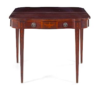 A George III Style Mahogany Extension Table<br>EA