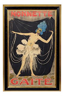 A French Poster<br>Nonnette Gaite<br>36 x 21 1/2 