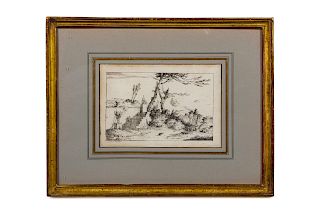 Naudet<br>(French, 19th century)<br>Landscape wit