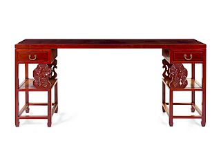 A Chinese Hardwood Altar Table <br>20TH CENTURY<b
