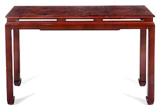 A Chinese Export Lacquered Console Table <br>20TH