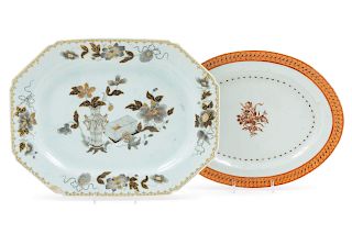 A Group of Chinese Export Plates<br>5 total.<br>W
