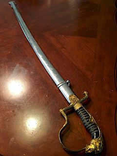 ANTIQUE German Lion Head Sword