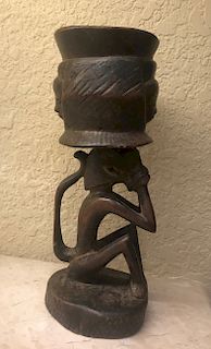 Pende Figural Cup, Ex Jean-Pierre Hallet