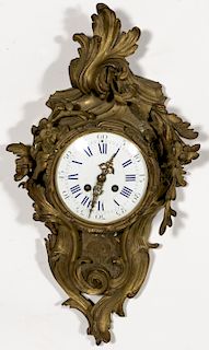 Japy Freres Ormolu Cartel Clock, 19th Century