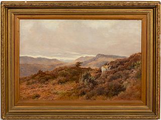 19th Century, Sidney R. Cadogan Scottish Landscape