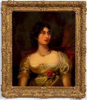 Circle of William Beechey Oil Portrait of a Lady