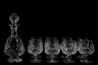 Waterford Crystal  "Lismore"  Snifters & Decanter