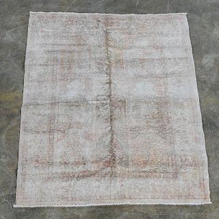 Handwoven Anatolian Faux Silk Area Carpet