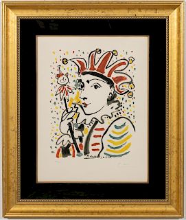 Picasso, "La Folie" Pencil Signed Lithograph