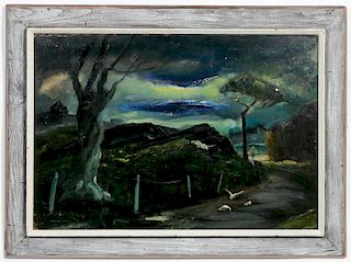 Ferdinand E. Warren "The Promise" Landscape Oil