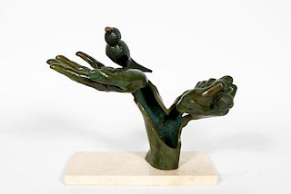 Jean-Louis Landraud, Bronze Sculpture "L'Homme"