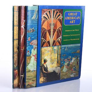 3 BOOKS, ON GREAT AMERICAN ART