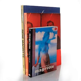 3 SOFTCOVER BOOKS ON THE WORK OF MAGRITTE