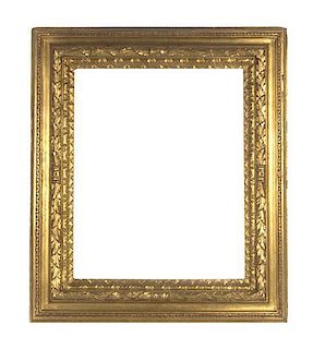 A Giltwood Frame, Height 30 x width 26 3/4 inches.