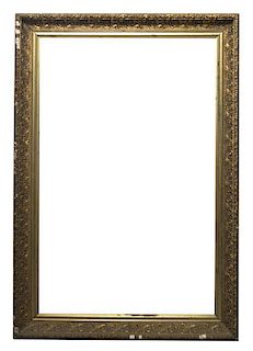 A Group of Three Giltwood Frames, Height of tallest 58 1/4 x width 58 1/4 inches.