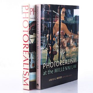 2 PHOTOREALISM ART BOOKS BY LOUIS K. MEISEL
