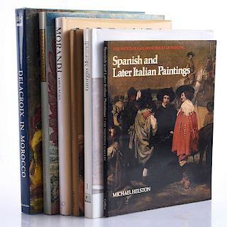 6 BOOKS ON SPANISH AND ITALIAN PAINTINGS