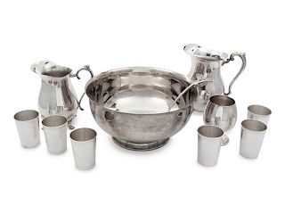 A Collection of Silver-Plate Drinking Articles<br