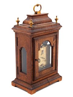 A French Mahogany Cased Mantel Clock<br>FIRST HAL