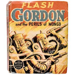 Creator ALEX RAYMOND Signed Book titled, FLASH GORDON and the Perils of MONGO 