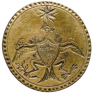 (1789) George Washington Inaugural Button, Eagle/Star Type, Albert WI-12C, Nice!
