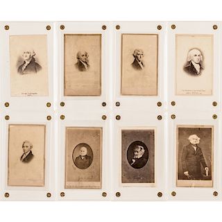 22 United States First Presidents Carte de Viste Photographic Images Collection!