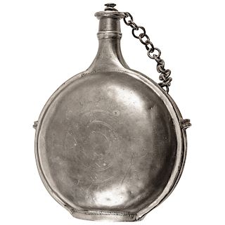 c. 1898 to 1915 Decorative Engraved Pewter Canteen