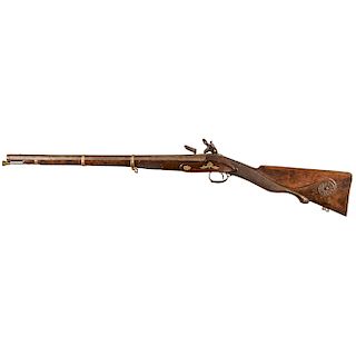c. 1770-1780 Revolutionary War Period Spanish Miquelet Flintlock Carbine