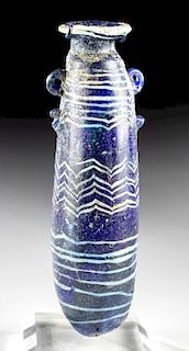 Greek Core Formed Glass Alabastron