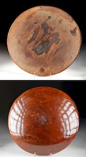 Mid-19th C. Hawaiian Kou Wood Platter