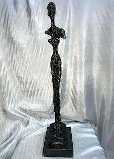 Alberto Giacometti Bronze Sculpture Femme de Bou