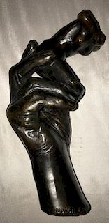 August Rodin French Bronze Sculpture Hand Torso