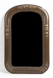A Victorian Style Mirror, Height 28 1/2 x width 18 3/4 inches.