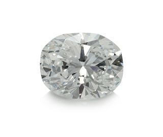 A 1.89 Carat Oval Brilliant Cut Diamond,