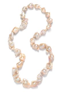A Cultured Baroque Pearl Necklace,