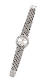 An 18 Karat White Gold and Diamond Wristwatch, Piaget,