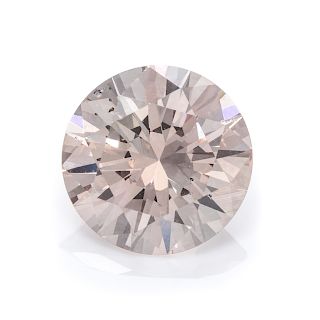 A 1.00 Carat Natural, Fancy Light Pinkish Brown Diamond,