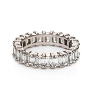 A White Gold and Diamond Eternity Band,