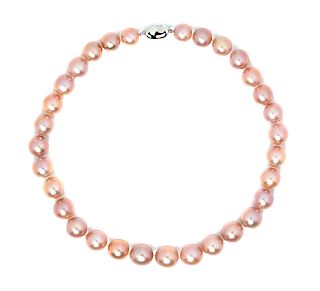 A Cultured Pearl Necklace,