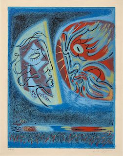 Andre Masson
(French, 1896-1987)
Crepuscule du 