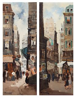 Max Leon Moreau
(Belgian, 1902-1992)
The Streets