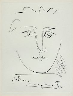 Pablo Picasso
(Spanish, 1881-1973)
Pour Roby, 195