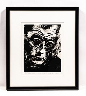 Todd Murphy, Limited Ed. Print, "Samuel Beckett"