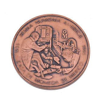 Moneda de cobre. Prima Numisma America. Peso: