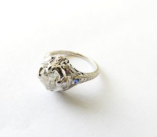 Edwardian Platinum & Diamond Ring
