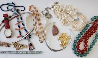 Lot of Misc. Jewelry - Costume, Sterling, Gold